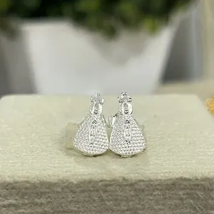 Brinco prata médio Nossa Senhora Aparecida