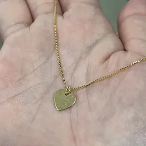 Corrente veneziana com pingente coração