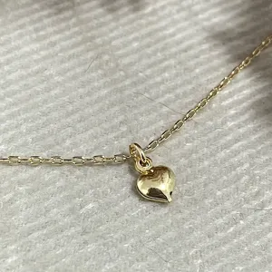Tornozeleira com pingente coração