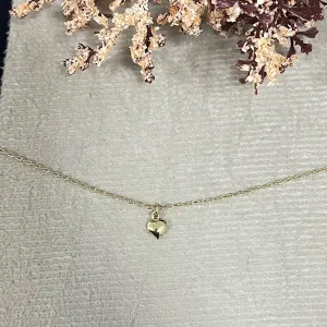 Tornozeleira com pingente coração