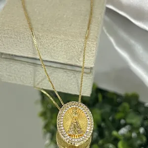 Colar com pingente nossa senhora Aparecida