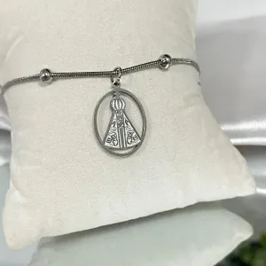 Pulseira com pingente nossa senhora