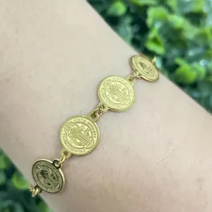 Pulseira medalha de São Bento