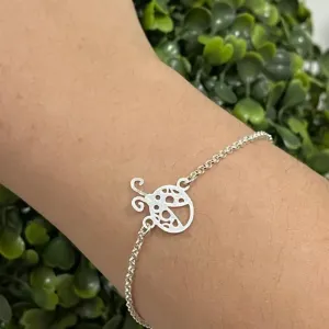 Pulseira portuguesa abelha prata
