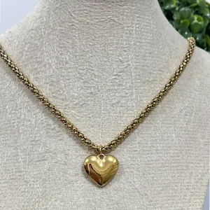 Colar elo pipoquinha com pingente