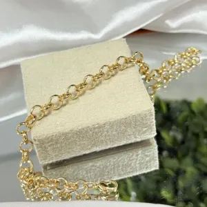 Pulseira Alinhados elo português 6.0mm