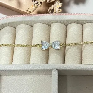 Pulseira infantil com pedras