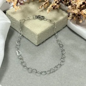 Pulseira elo coração