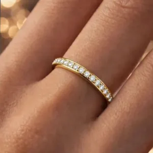 Anel aparador com pedras