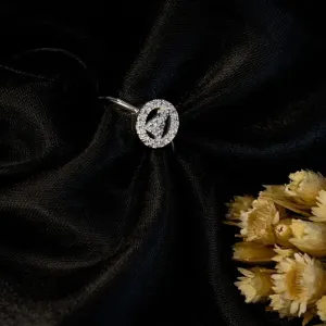 Anel N.Senhora Aparecida  com pedras cravejadas