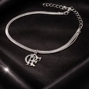 Pulseira fita com pingente do flamengo