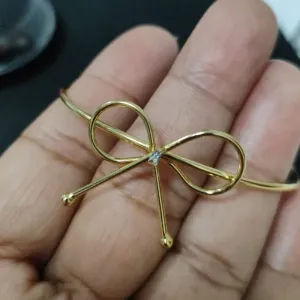 Bracelete Semijoia com lacinho