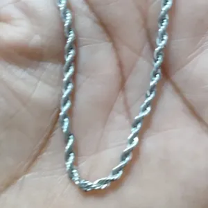 Colar de aço cordão baiano 60cm