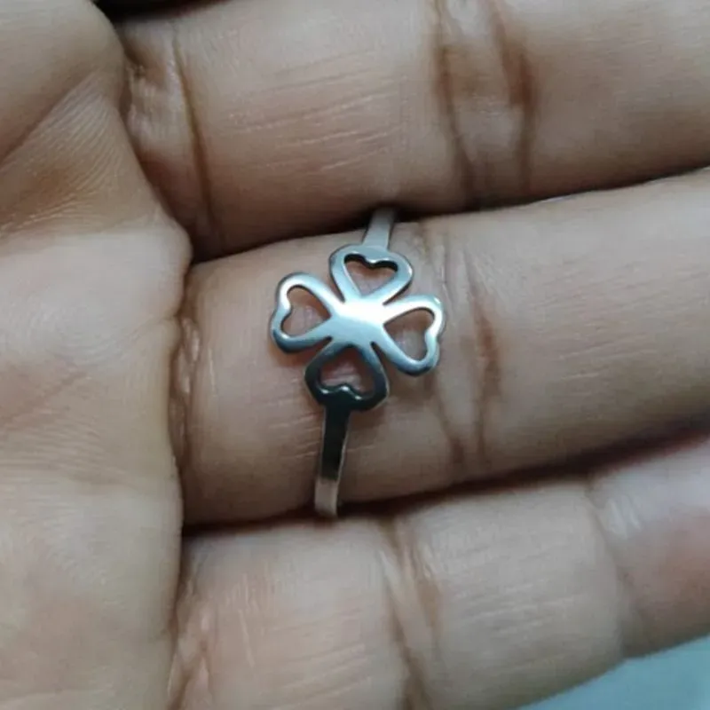 Anel trevo vazado de aço