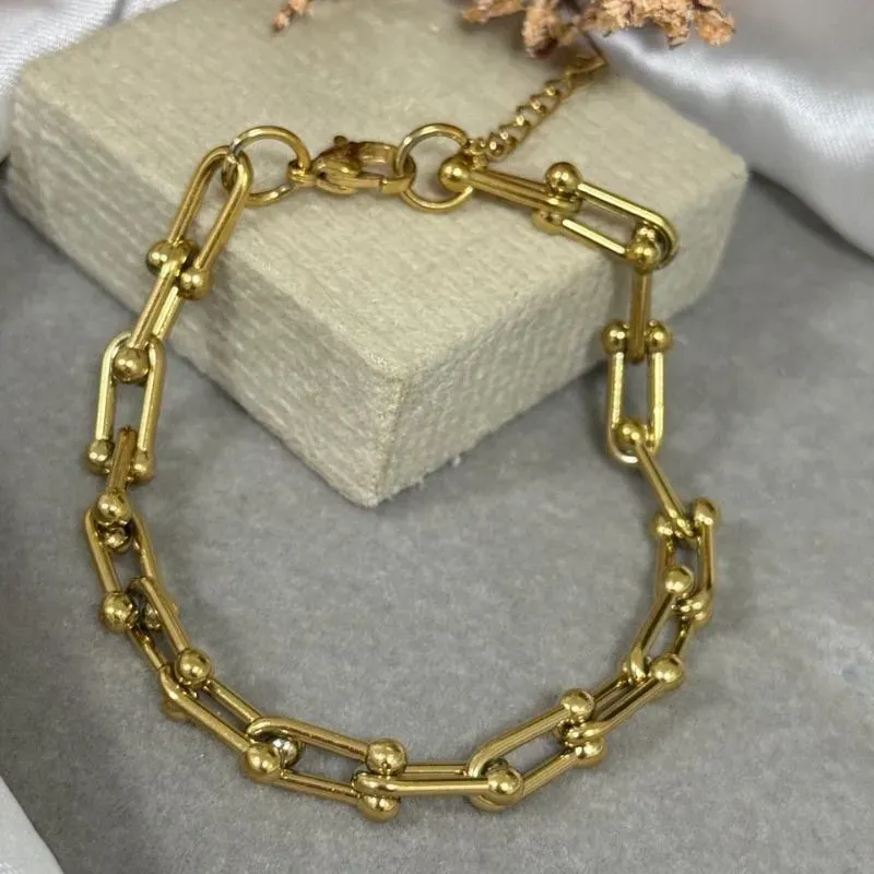 Pulseira elo cartier com esfera