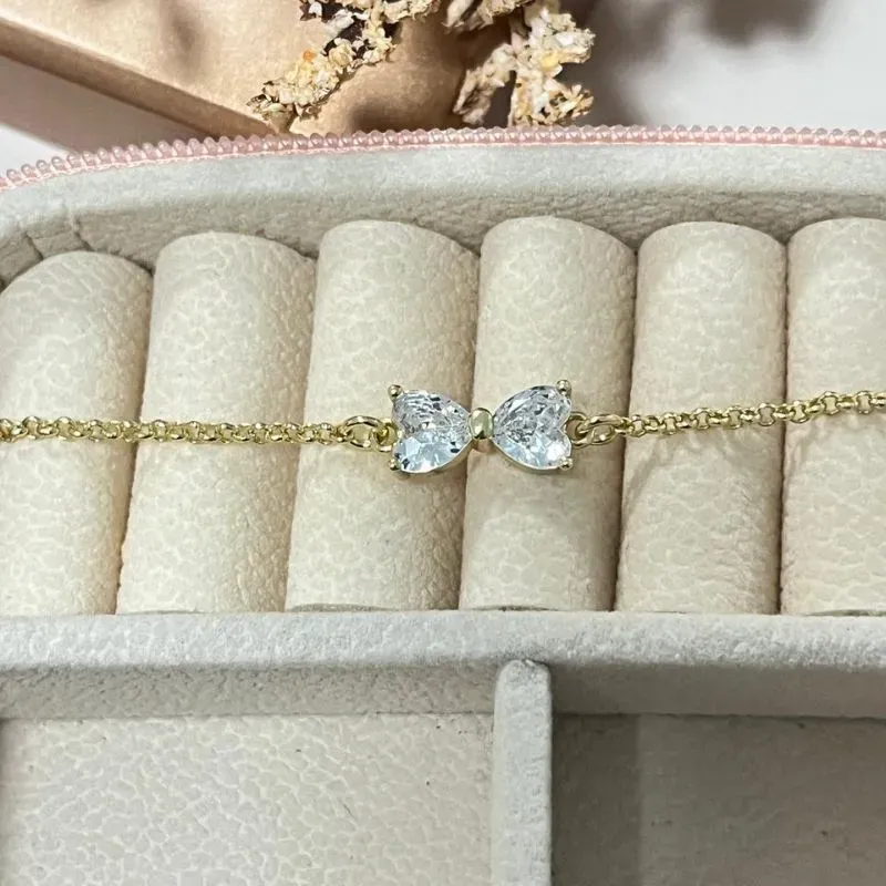 Pulseira infantil com pedras