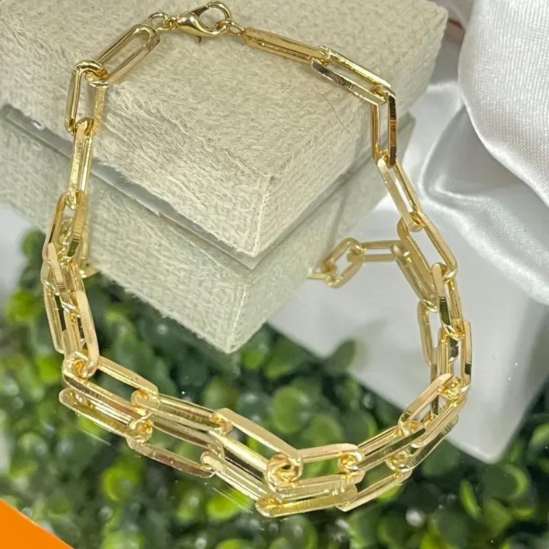Pulseira masculina dourada
