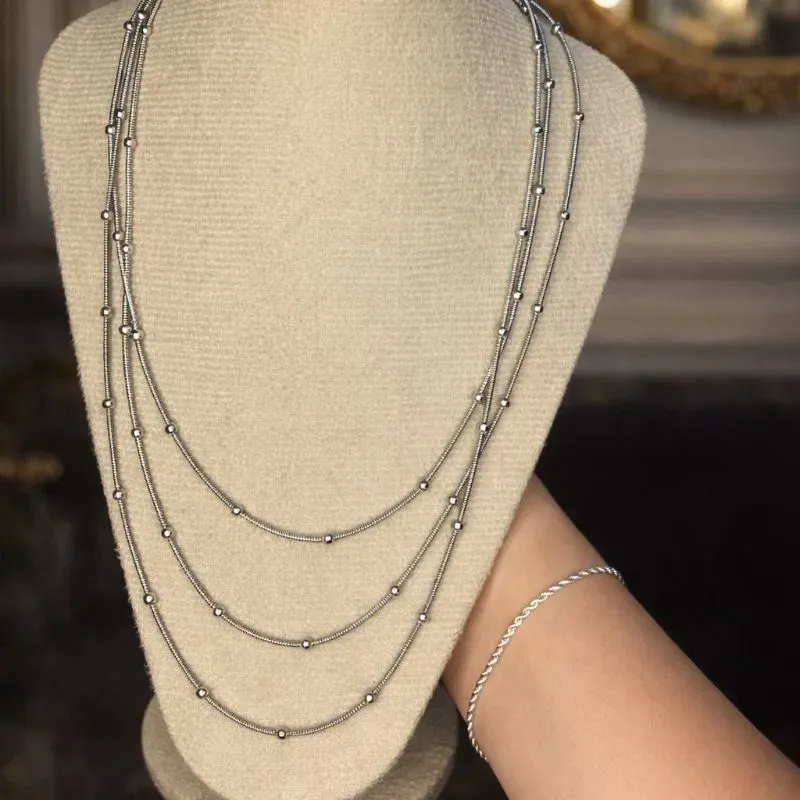 Corrente com elo esfera três volta