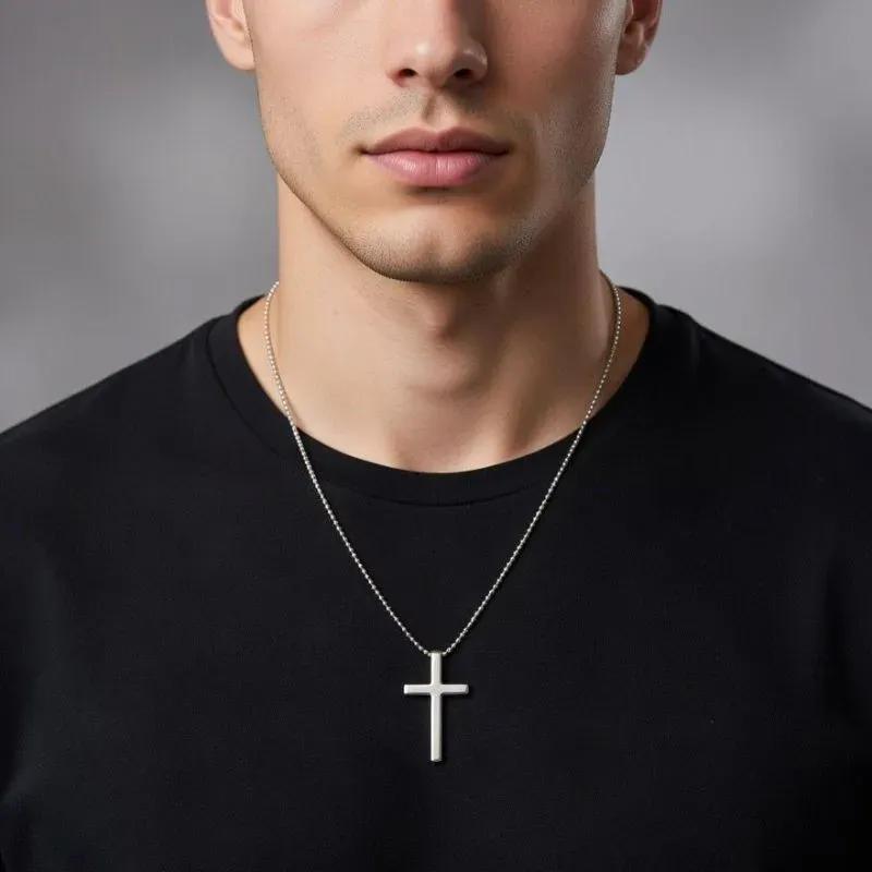 Corrente masculina com pingente