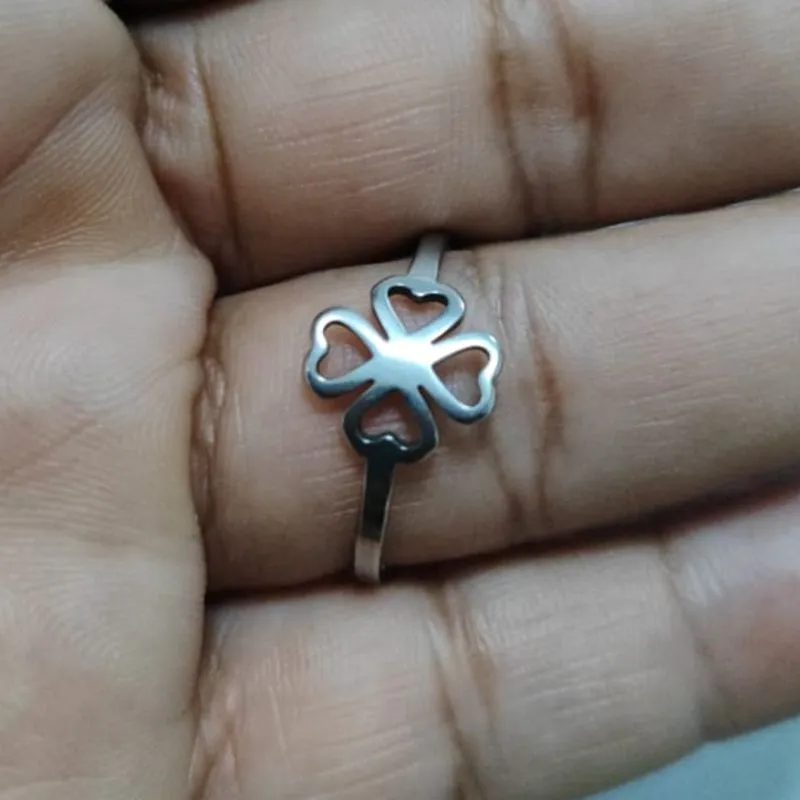 Anel trevo vazado de aço