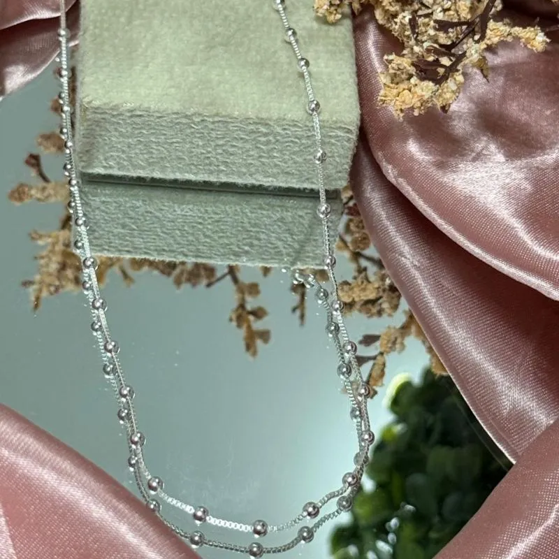 Corrente rabo de rato com bolinha