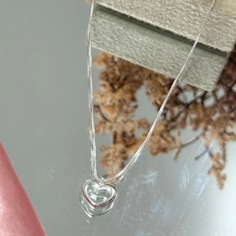 Corrente veneziana com pingente coração