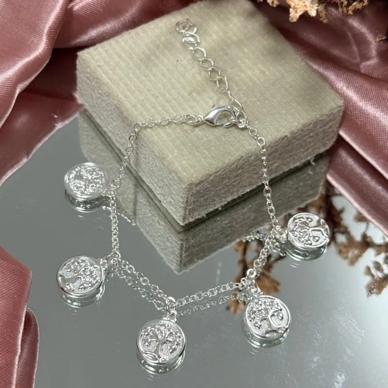 Pulseira berloque arvore da vida