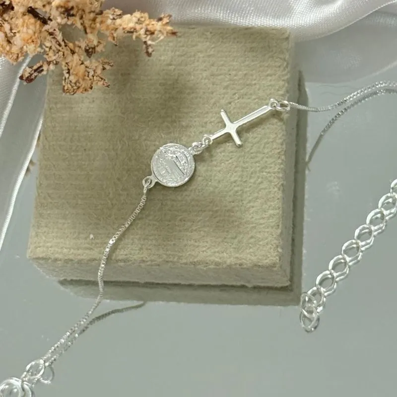 Pulseira infantil com pingente são bento