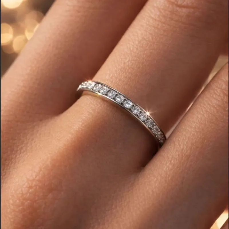 Anel aparador com pedras